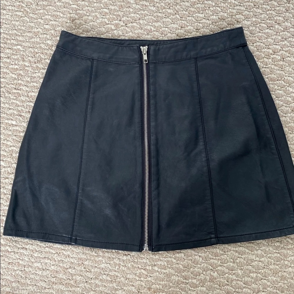 Leather skirt